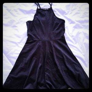 Skater terry/velvety material dress by LA Hearts